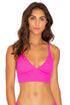 Luli Fama Pura Curiosidad HALTER CROSS BACK BUSTIER TOP